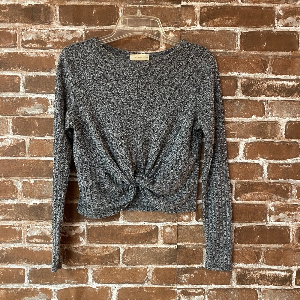 Enough About Me cropped sweater top Woman’s Medium
